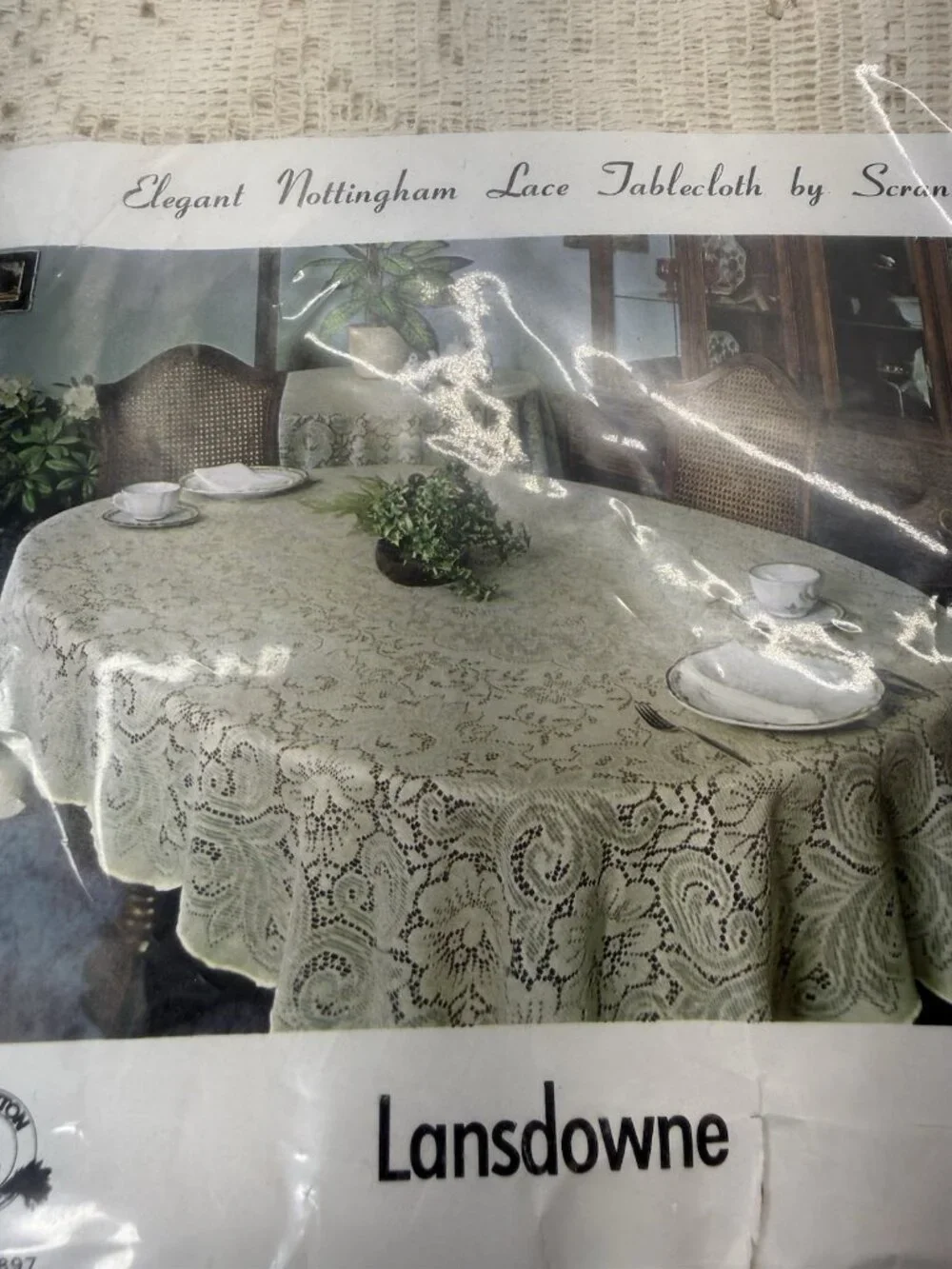 Unique Vintage nottingham lace
